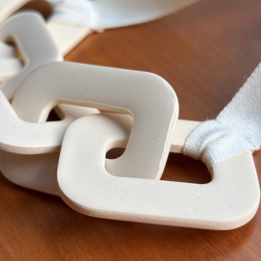 Collar cadena XL crudo