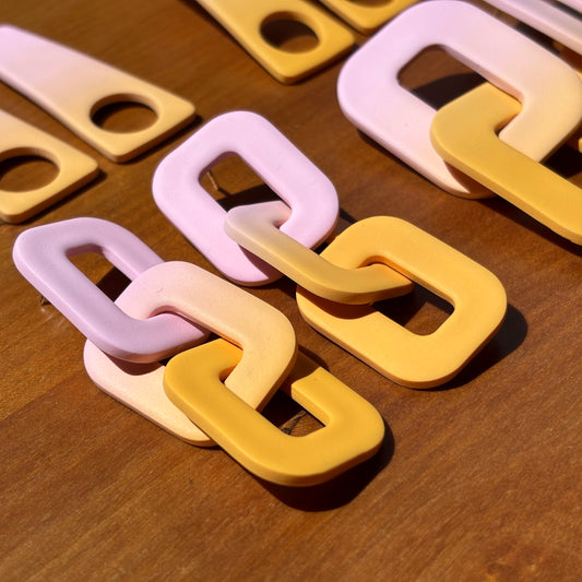 Cadena ooo TONS rosa/amarillo