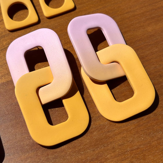 Cadena OO TONS rosa/amarillo